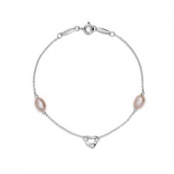 Pearls by the Yard™ Bracelet Open Heart