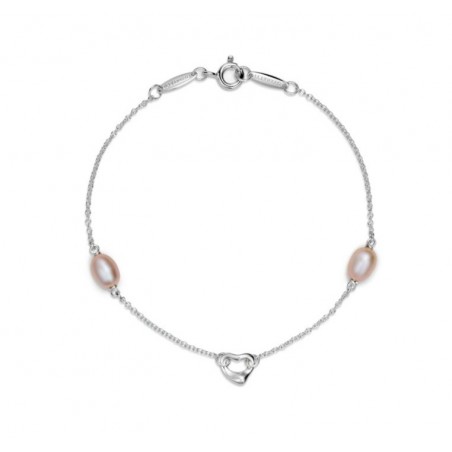 Pearls by the Yard™ Bracelet Open Heart