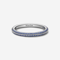 Bague Pavée Bleue Pandora ME