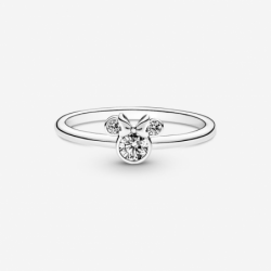 Bague Disney Tête de Minnie Scintillante