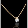 COLLIER - OR JAUNE 18 CARATS - DIAMANT