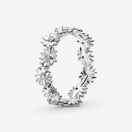 Bague Couronne Marguerite Scintillante