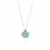 Return to Tiffany™ Pendentif double Plaque Cœur mini