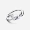 Bague Love en Lettres Cursives