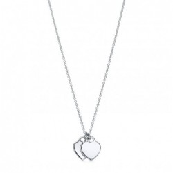 Return to Tiffany™ Pendentif double Plaque Cœur mini