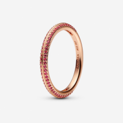 Bague Pavée Rouge Pandora ME