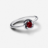 Bague Cercles de l’Éternité Rouge