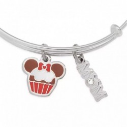 Minnie Mouse Icon Cupcake and ''Mom'' Bangle by Alex and Ani