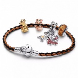 Simba Leather Bracelet by Pandora – The Lion King