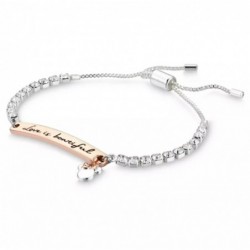 Minnie Mouse Crystal Bolo Tennis Bracelet