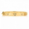 Mickey Mouse Icon Yellow Gold Bangle by CRISLU