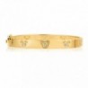 Mickey Mouse Icon Yellow Gold Bangle by CRISLU