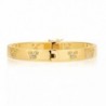 Mickey Mouse Icon Yellow Gold Bangle by CRISLU