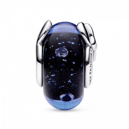 Mickey Mouse and Minnie Mouse Icon Blue Murano Glass Charm by Pandora – Fantasia