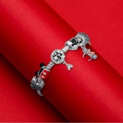 Mickey and Minnie Mouse Heart Charm by Pandora