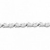 Bracelet Brogan Argent Blanc Oxyde De Zirconium