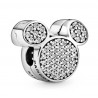 Charm clip Mickey Mouse Icon Pavé de Pandora