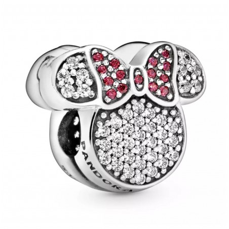 Charm clip Minnie Mouse Icon Pavé de Pandora