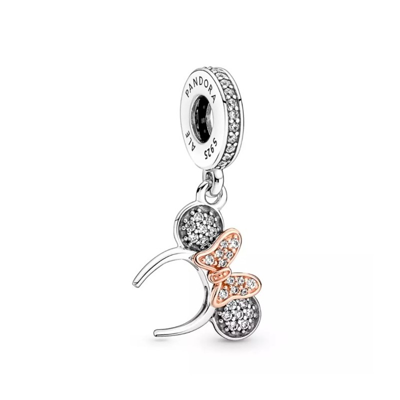 Charm serre-tête à oreilles pavées Minnie Mouse par Pandora