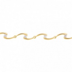 Bracelet Ayda Plaqué Or Jaune Oxyde De Zirconium