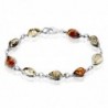 Bracelet Argent Blanc Fallone Ambres