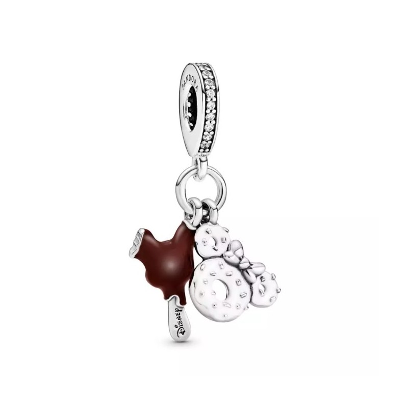 Charm pendant Mickey Mouse en forme de glace et de beignet par Pandora