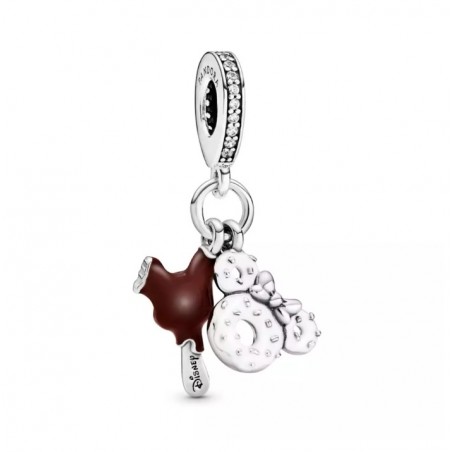 Charm pendant Mickey Mouse en forme de glace et de beignet par Pandora