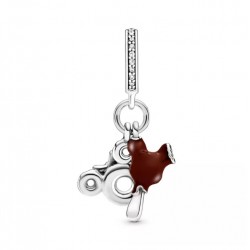 Charm pendant Mickey Mouse en forme de glace et de beignet par Pandora