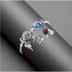 Charm pendant Mickey Mouse en forme de glace et de beignet par Pandora