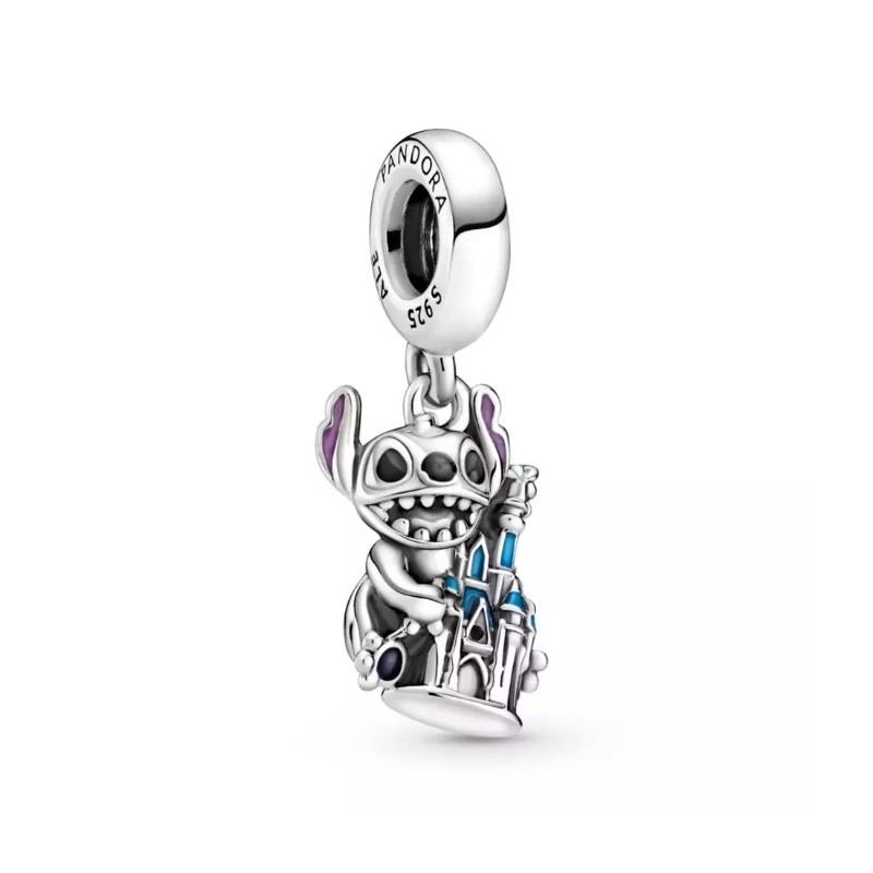 Charm pendentif Stitch et Château Fantasyland de Pandora – Lilo & Stitch