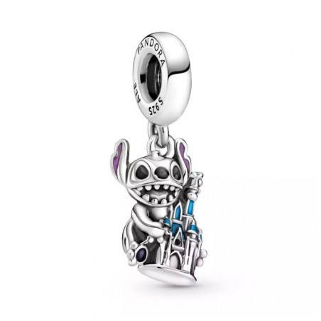 Charm pendentif Stitch et Château Fantasyland de Pandora – Lilo & Stitch