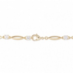 Bracelet Mimona Plaqué Or Jaune Oxyde De Zirconium