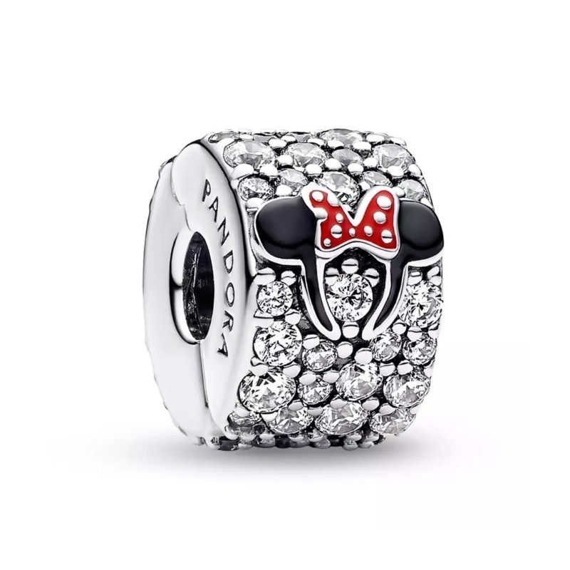 Charm clip Mickey et Minnie Mouse de Pandora