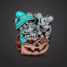 Charm Halloween Mickey et Minnie Mouse de Pandora