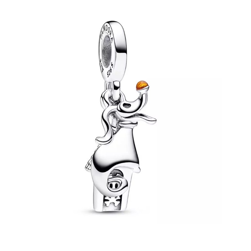 Charm pendentif double Zero de Pandora – L'Étrange Noël de Monsieur Jack