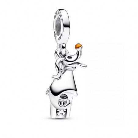 Charm pendentif double Zero de Pandora – L'Étrange Noël de Monsieur Jack