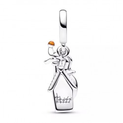 Charm pendentif double Zero de Pandora – L'Étrange Noël de Monsieur Jack