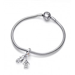 Charm pendentif double Zero de Pandora – L'Étrange Noël de Monsieur Jack