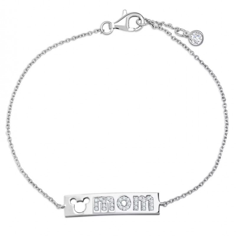 Bracelet barre Mickey Mouse « Maman » par CRISLU