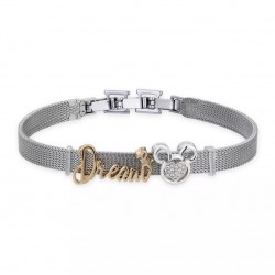 Bracelet en maille icône Mickey Mouse