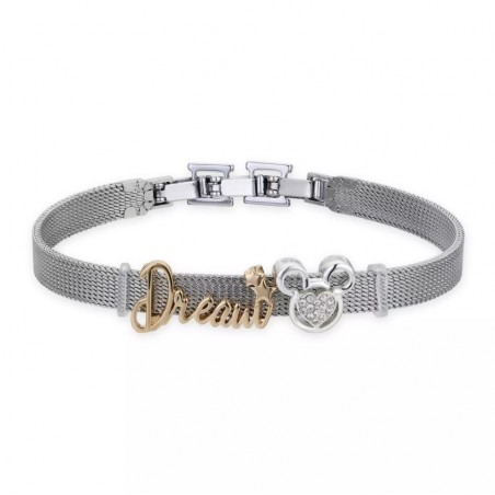 Bracelet en maille icône Mickey Mouse