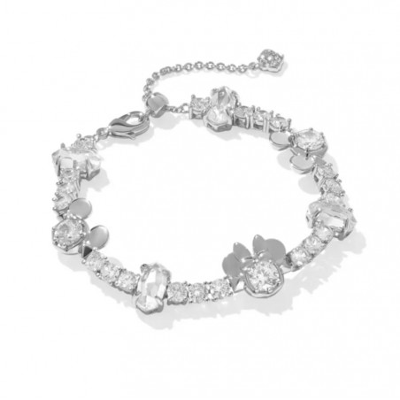 Bracelet tennis Mickey et Minnie Mouse par Kendra Scott – Argent