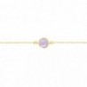 Bracelet Arenale Or Jaune Amethyste