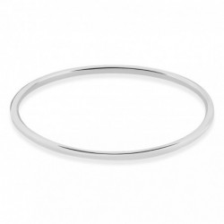 Bracelet Jonc Tabata Argent Blanc