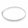 Bracelet Jonc Laurianne Argent Blanc Oxyde De Zirconium