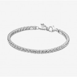 Bracelet de tennis scintillant Argent sterling