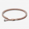 Bracelet de tennis scintillant Plaqué or rose