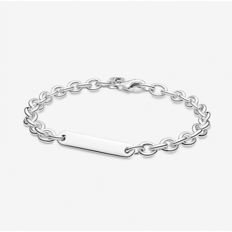 Bracelet lien avec barre à graver