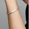 Bracelet lien avec barre à graver