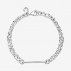 Bracelet lien avec barre à graver